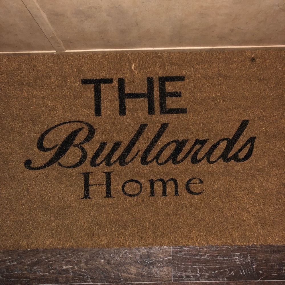 Custom door mat